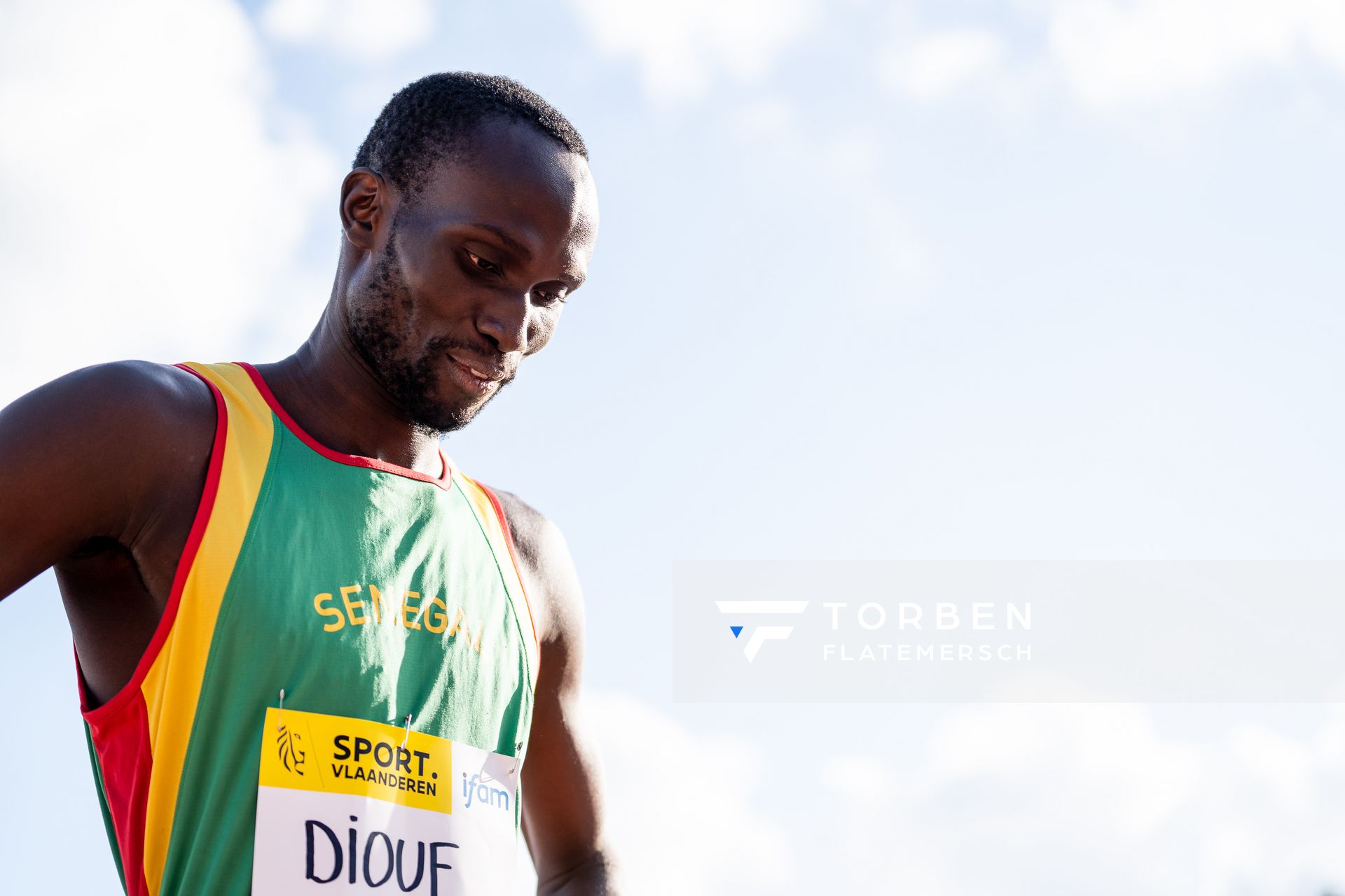 Cheikh Tidiane DIOUF (Senegal) am 28.05.2022 waehrend der World Athletics Continental Tour IFAM Oordegem in Oordegem